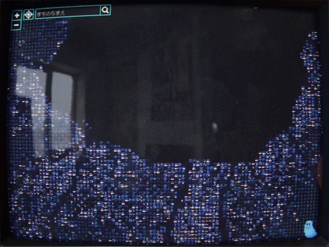 じぱんぐライクの画面：夜の海辺の都市