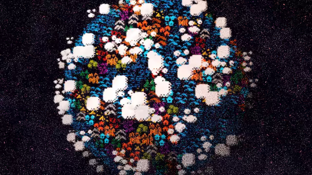 架空の惑星の画面